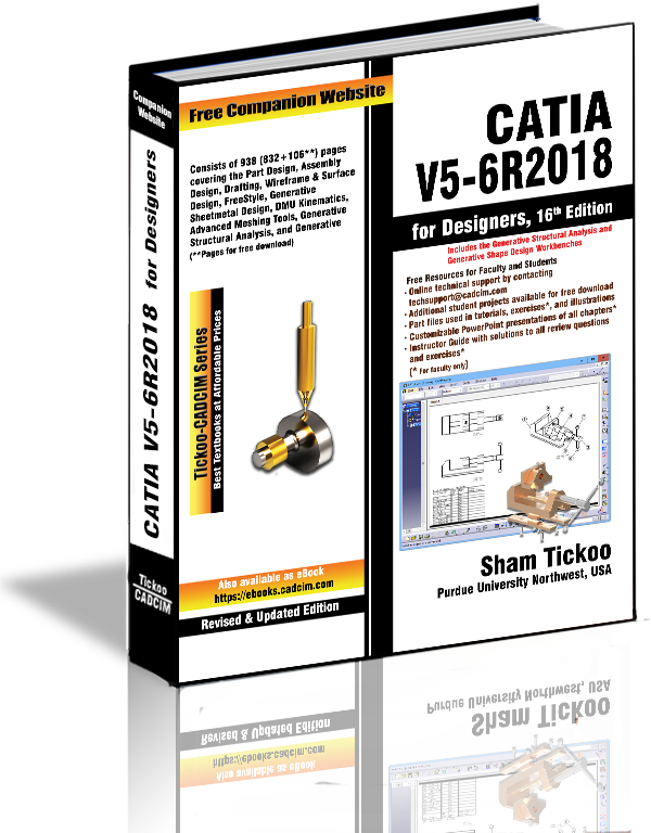 CATIA V5-6R2018 for Designers Textbook