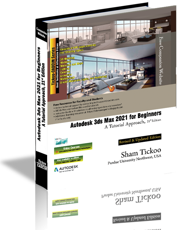Autodesk 3ds Max 2021 Beginners book
