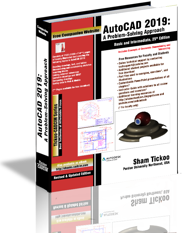 AutoCAD 2019 textbook
