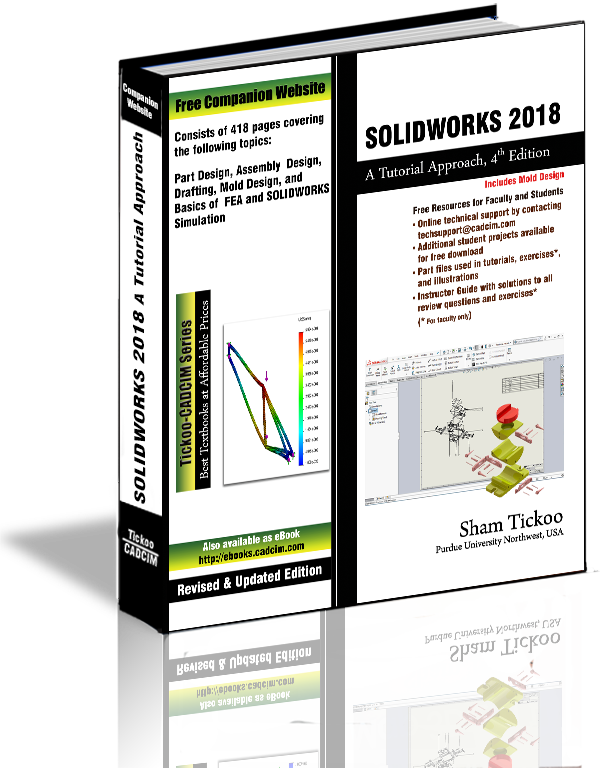 SOLIDWORKS 2018 Tutorial Approach textbook