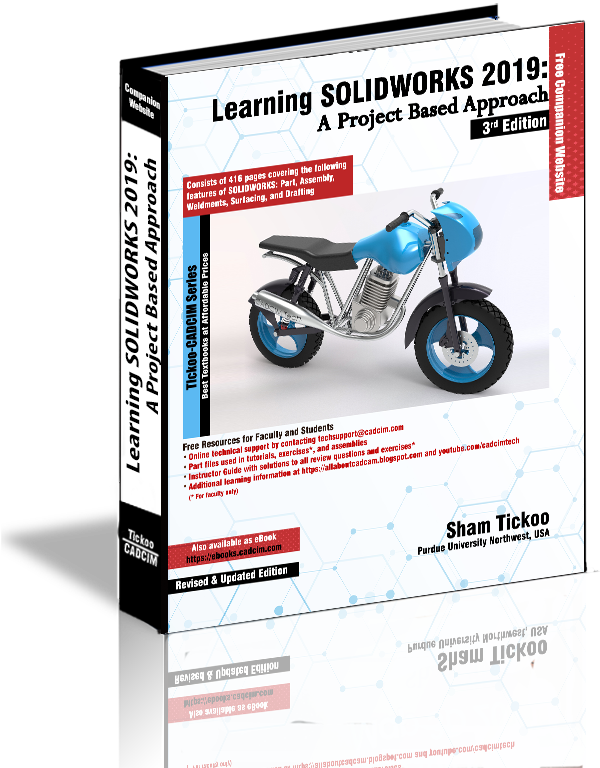 Learning SOLIDWORKS 2019 Project book